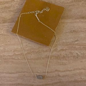 Kendra Scott moonstone necklace